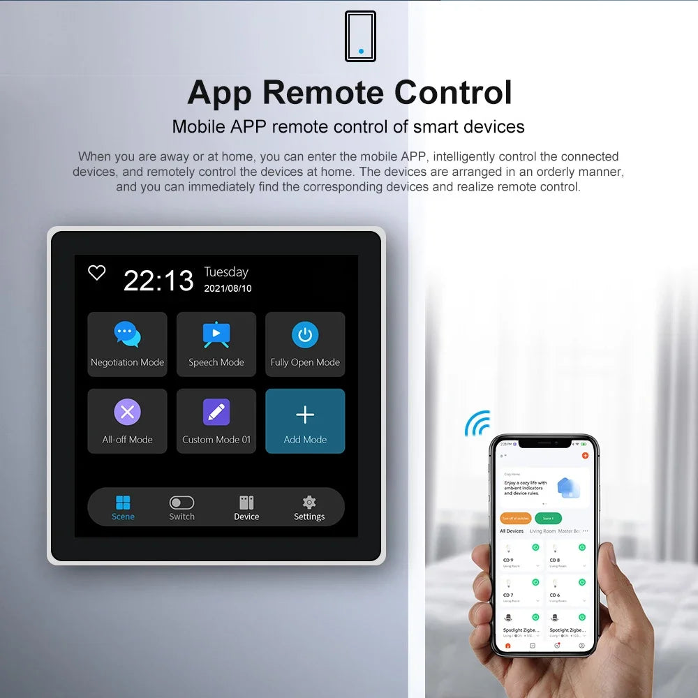 Smart Home Control Screen Panel
