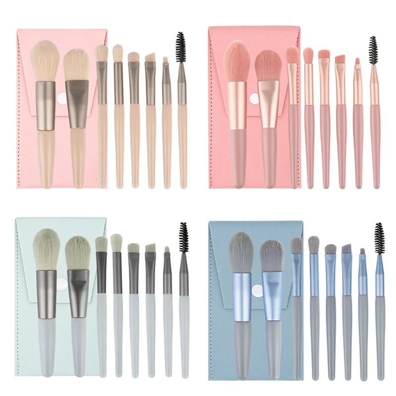 13/8Pcs Soft Fluffy Makeup Brushes Set