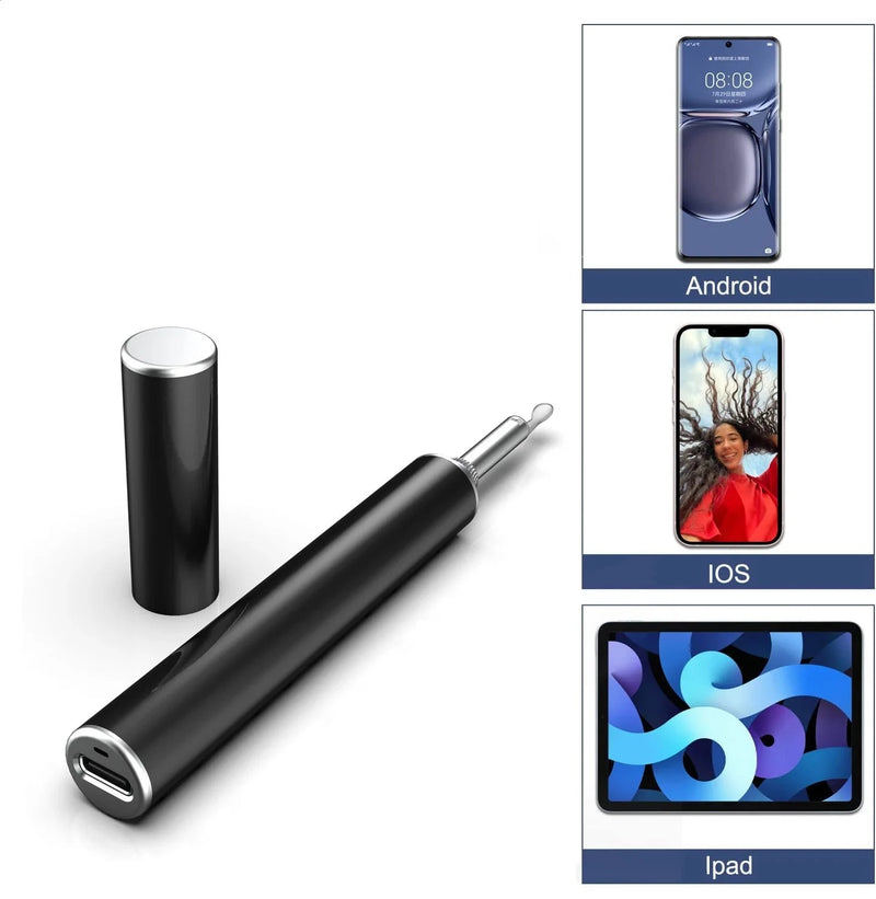 LED Light Camera Wireless Clean Earwax