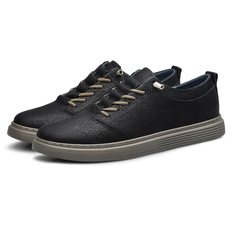 Genuine Leather Casual Shoes For Men'