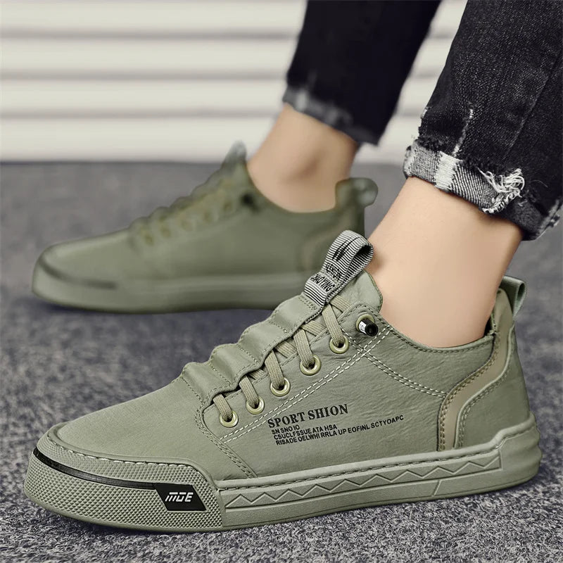Men Outdoor Canvas Walking Sneakers