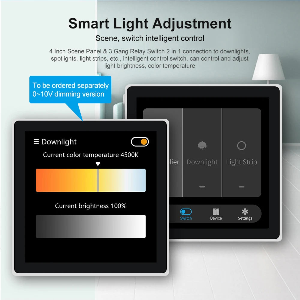 Smart Home Control Screen Panel