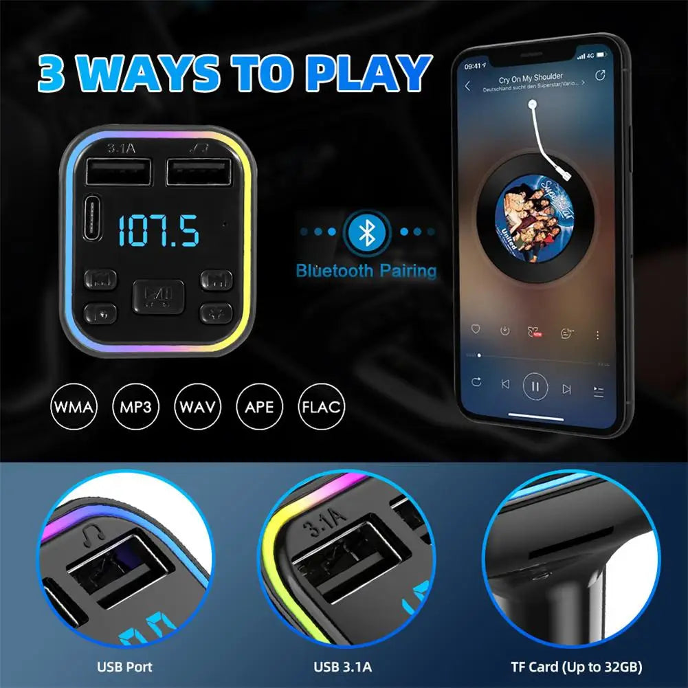 Fast Charger Car MP3 Player Audio Receiver
