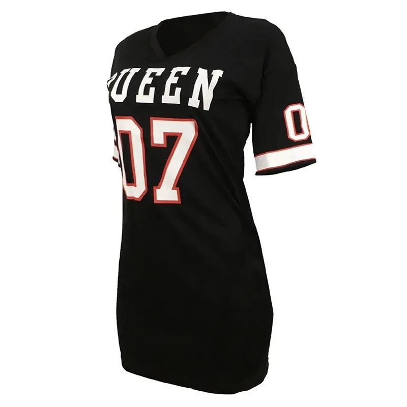 Queen Printed Long T Shirt For Women