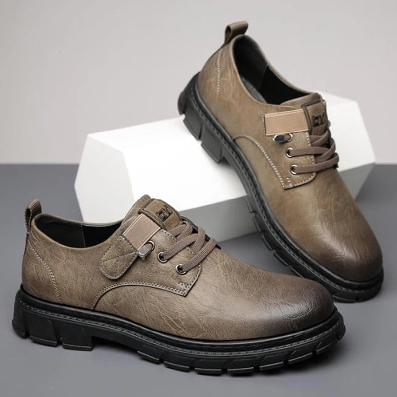 Men Genuine Leather Casual Shoes