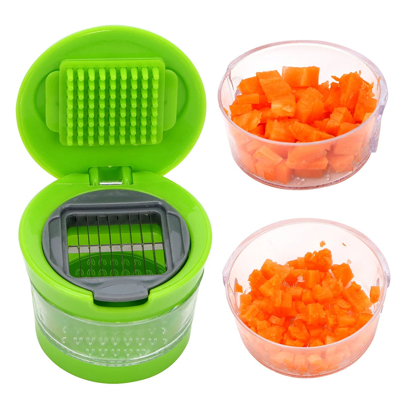 Multi-function Garlic Press Onion Chopper
