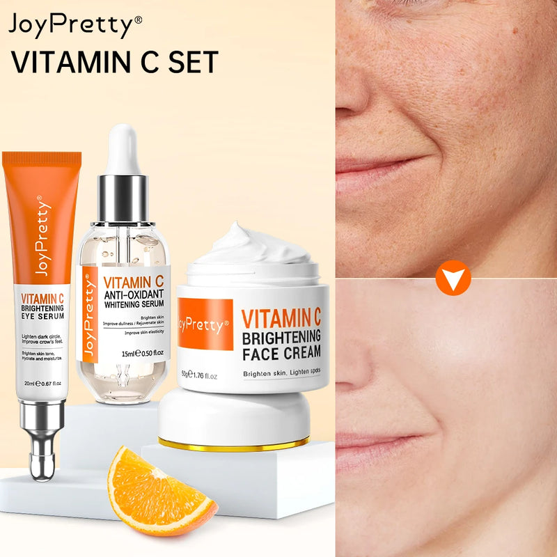 Vitamin C Serum for Face Cream Set