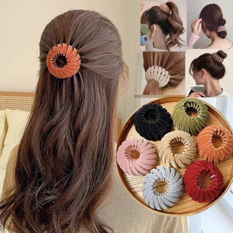 Ponytail Hair Rings Clips