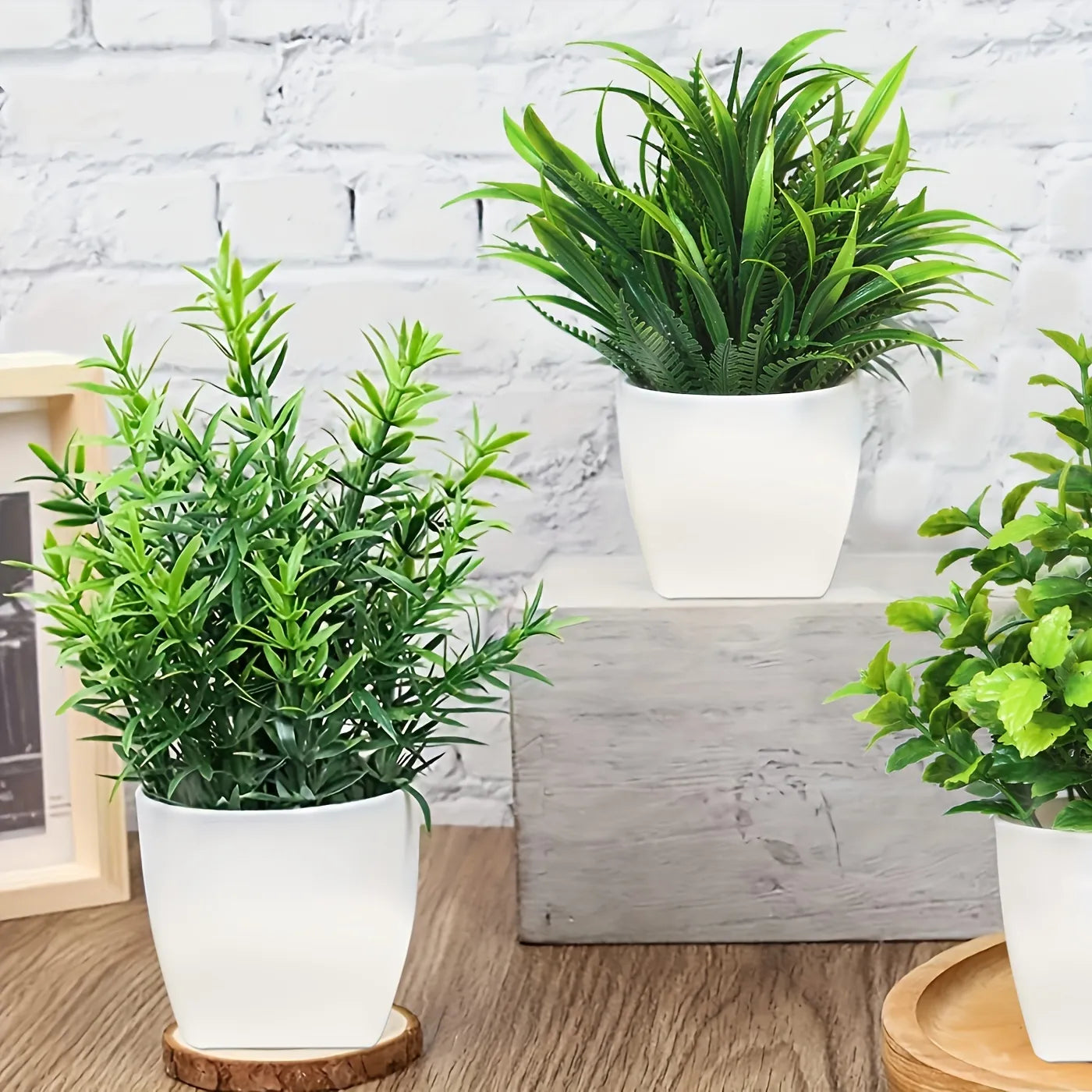 1PCS Artificial Potted Plant Scene Desktop
