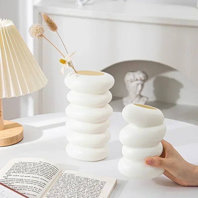 Nordic Plastic Flower Vase