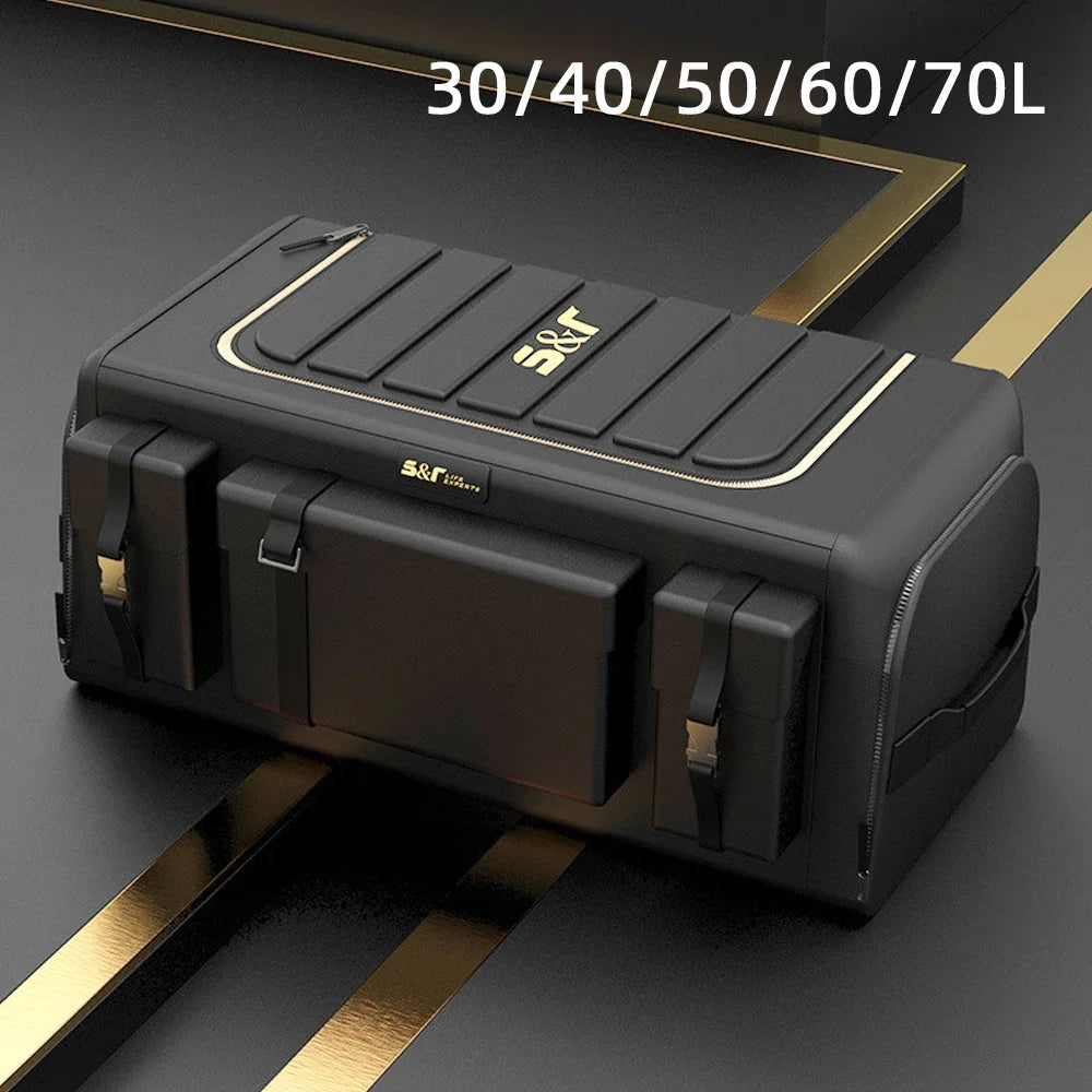70L Car Trunk Organizer Storage Box