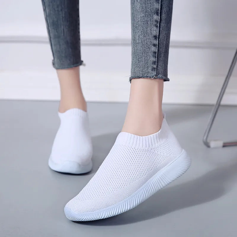 Women Autumn Slip on Breathable Sneakers