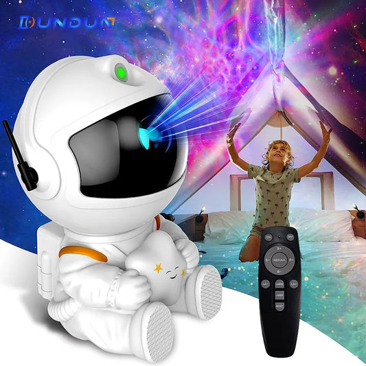 LED Night Light Starry Sky Astronaut Porjectors Lamp