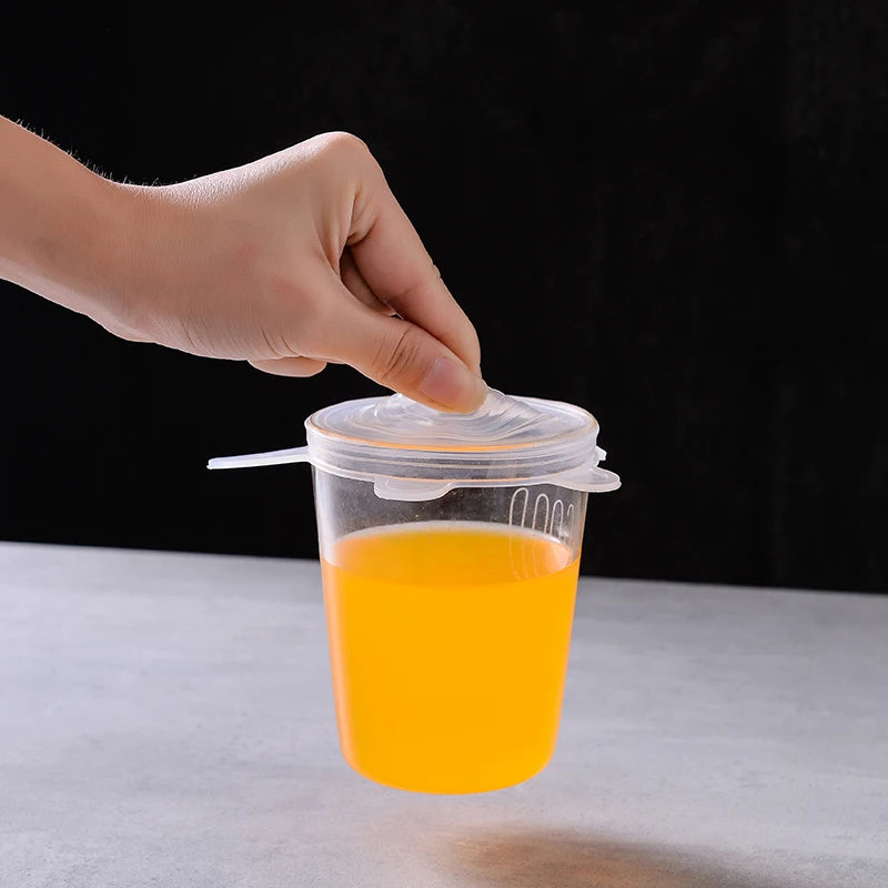 6Pcs Silicone Stretch Lid Universal Food Packaging Bowl