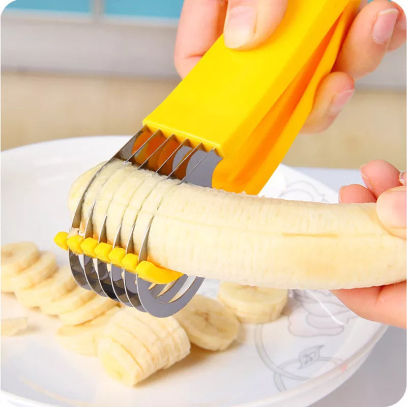 Slicer Stainless Steel Banana & Salad Cutter