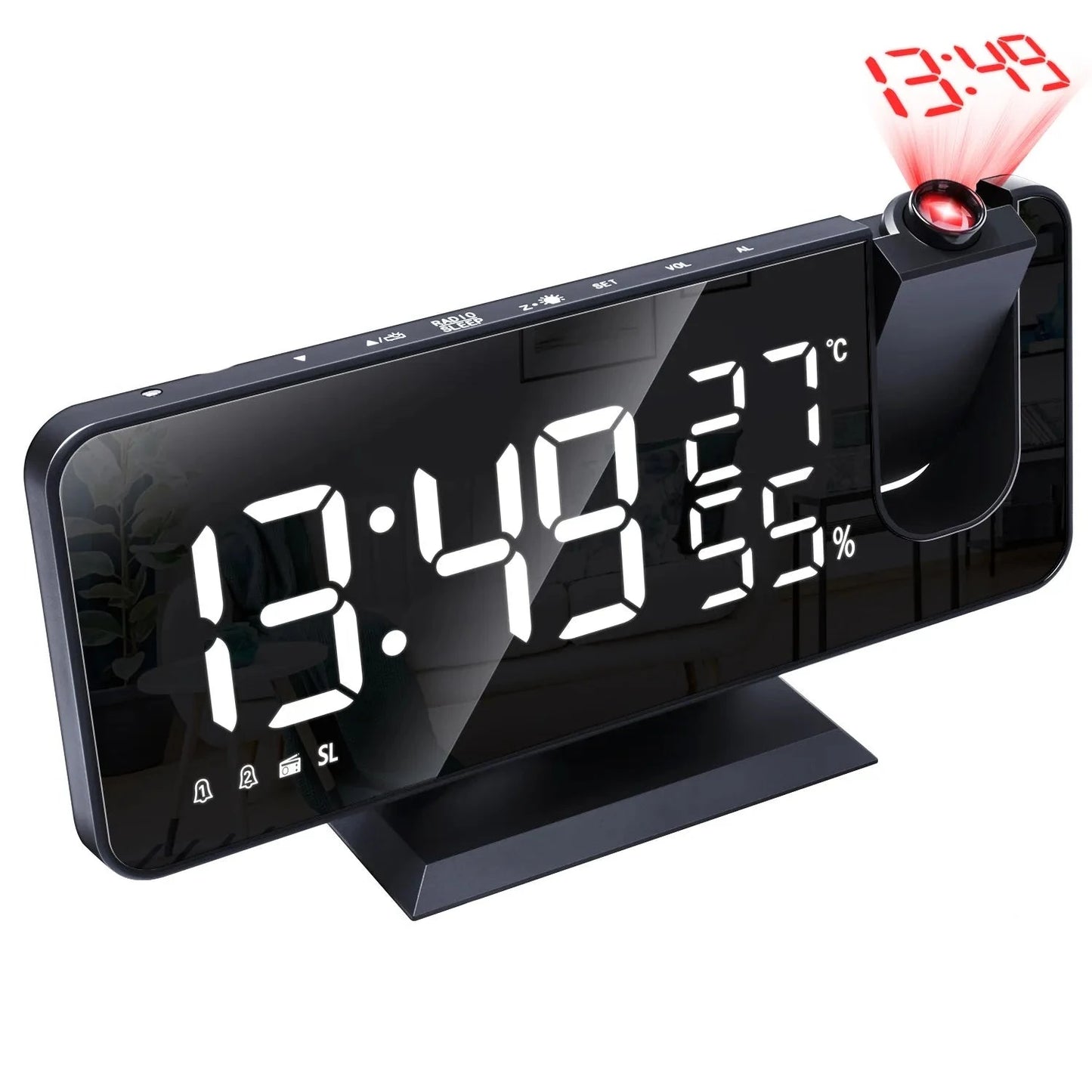 LED Digital Alarm Clock Wake Up Watch