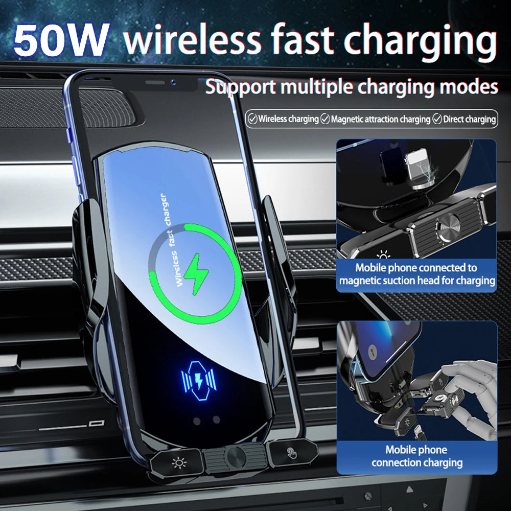 Wireless Charger Car Air Vent Stand Phone Holder