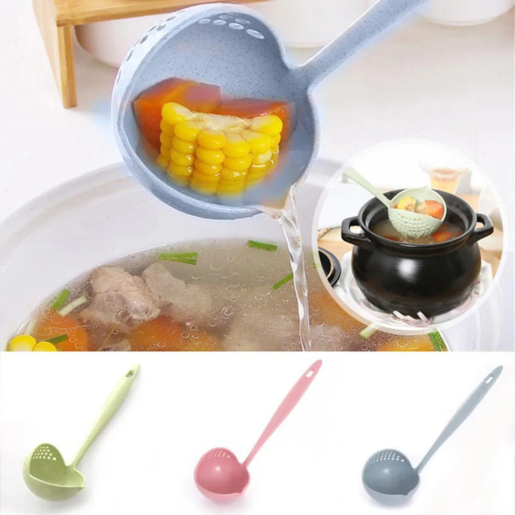 Soup Spoon Long Handle Kitchen Strainer