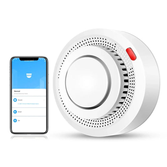 Smoke Sensor Detector Sound Smart Alarm