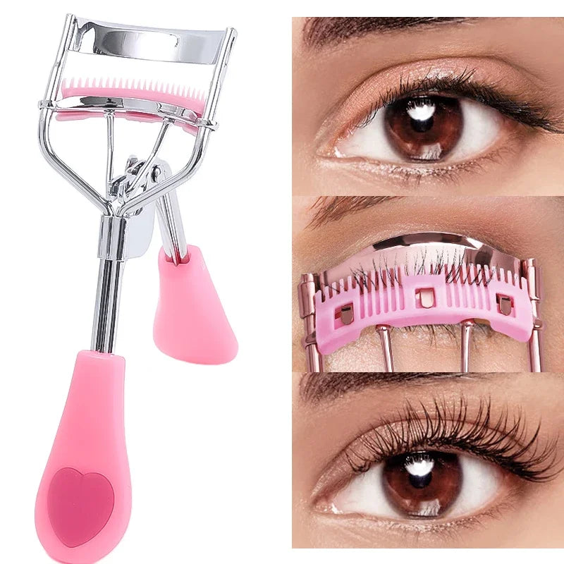 Stainless Steel Eyelash Curler with Comb