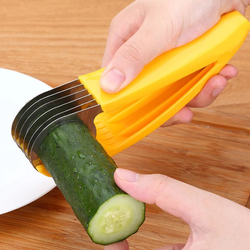 Slicer Stainless Steel Banana & Salad Cutter