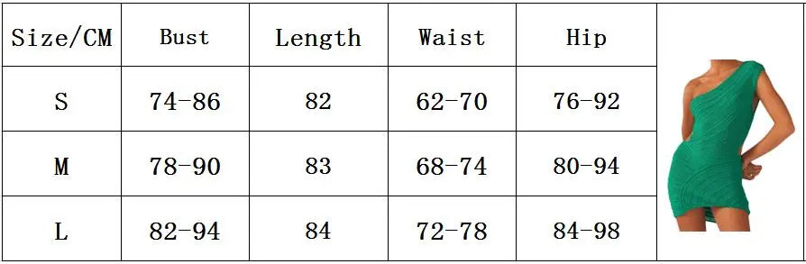 One Shouder Hollow Out Backless Bodycon Mini Sweater Dress