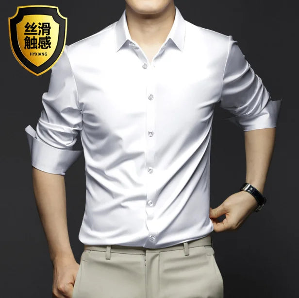Luxurious Men's Long Sleeve Shirt