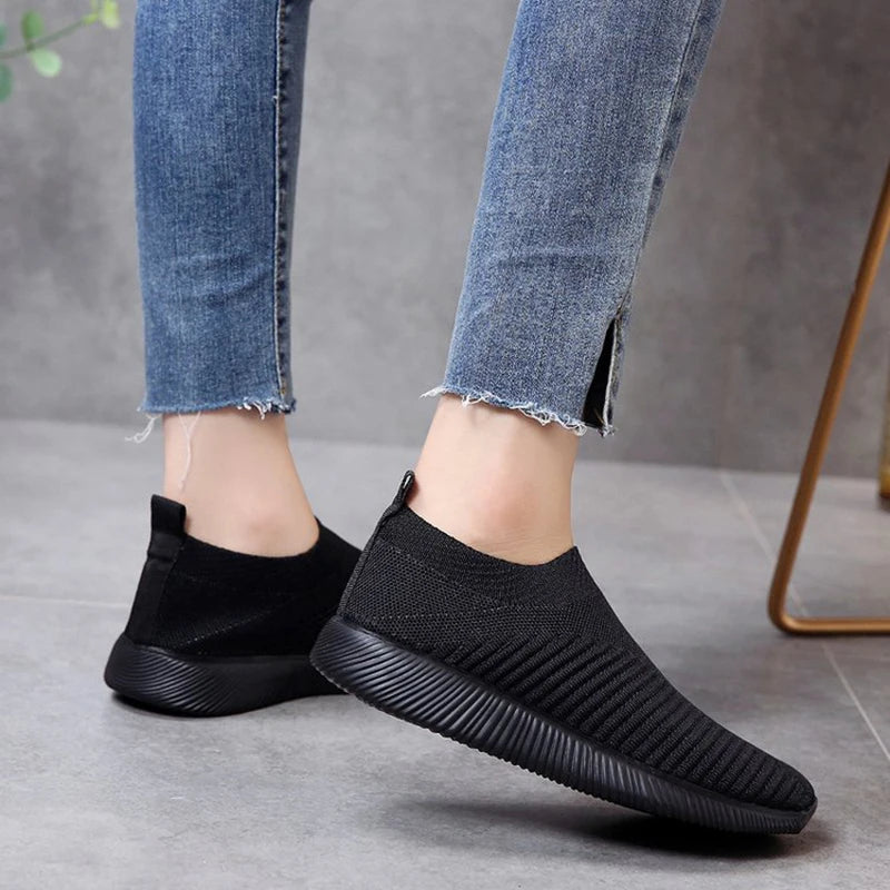 Women Autumn Slip on Breathable Sneakers