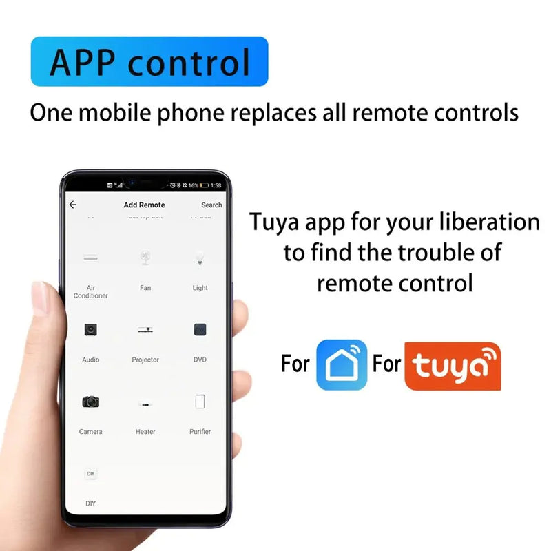 Smart Wireless Remote Infrared Control For Home