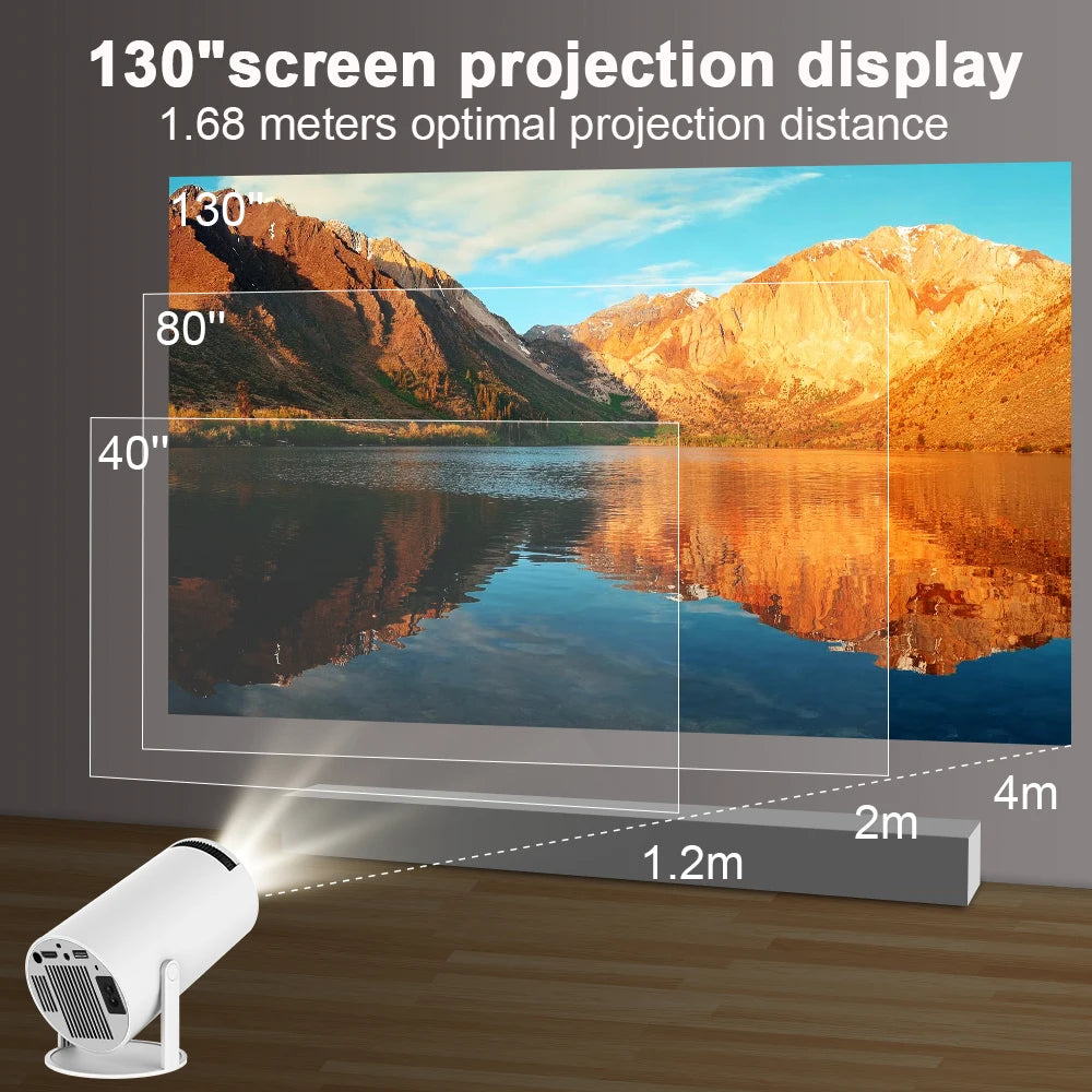 Home Cinema Outdoor portable Projetor