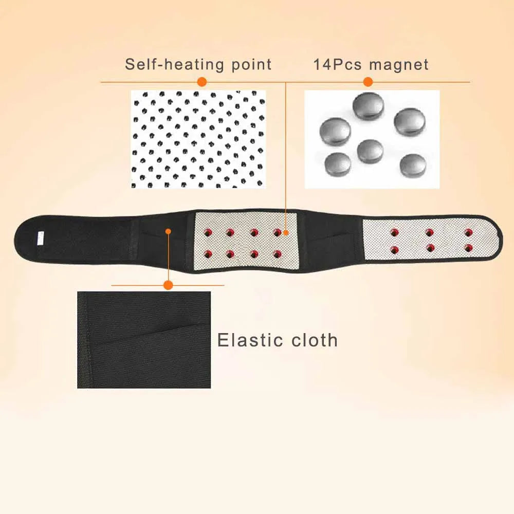 Adjustable Self Heating Therapy Back Waist Belt
