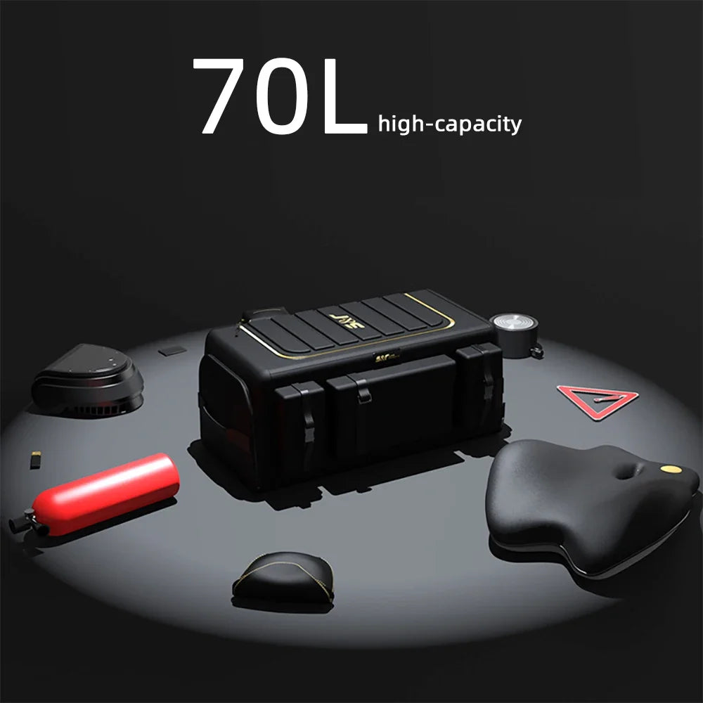 70L Car Trunk Organizer Storage Box