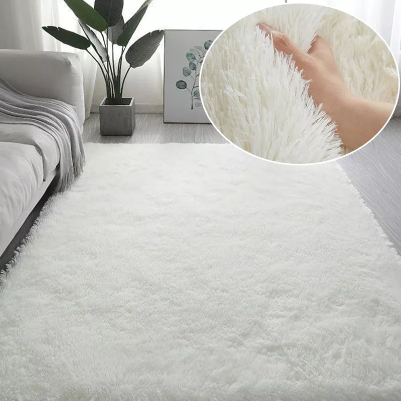 Plush Rug Bed Room Floor Fluffy Mats