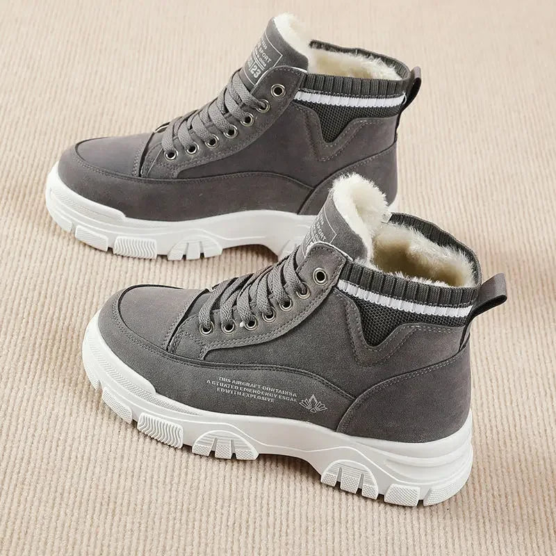 Winter Female Slip On Flat Casual Shoes
