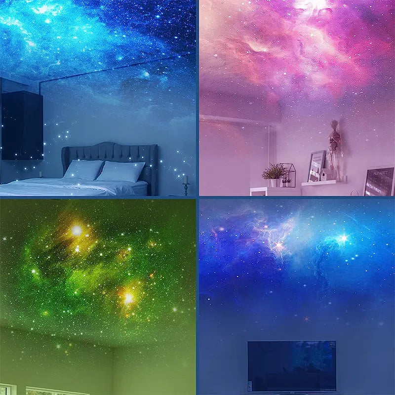 LED Night Light Starry Sky Astronaut Porjectors Lamp
