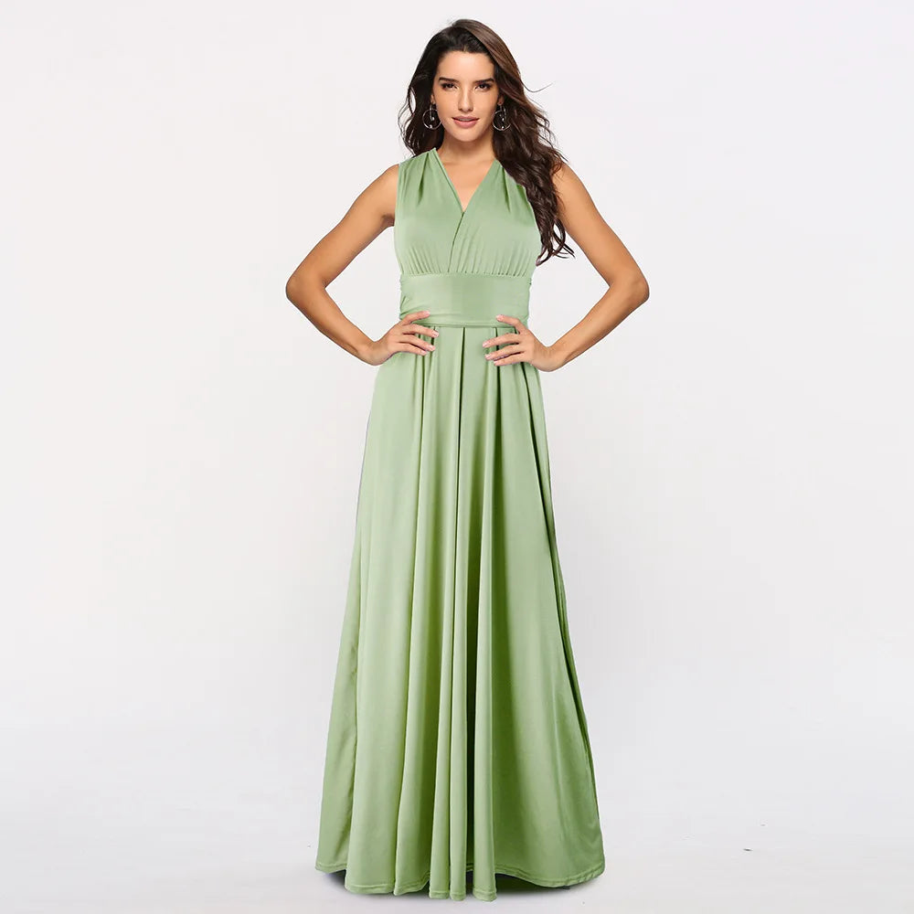 Women Boho Maxi Club Dress