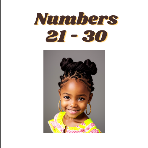Learn how to count 21-30