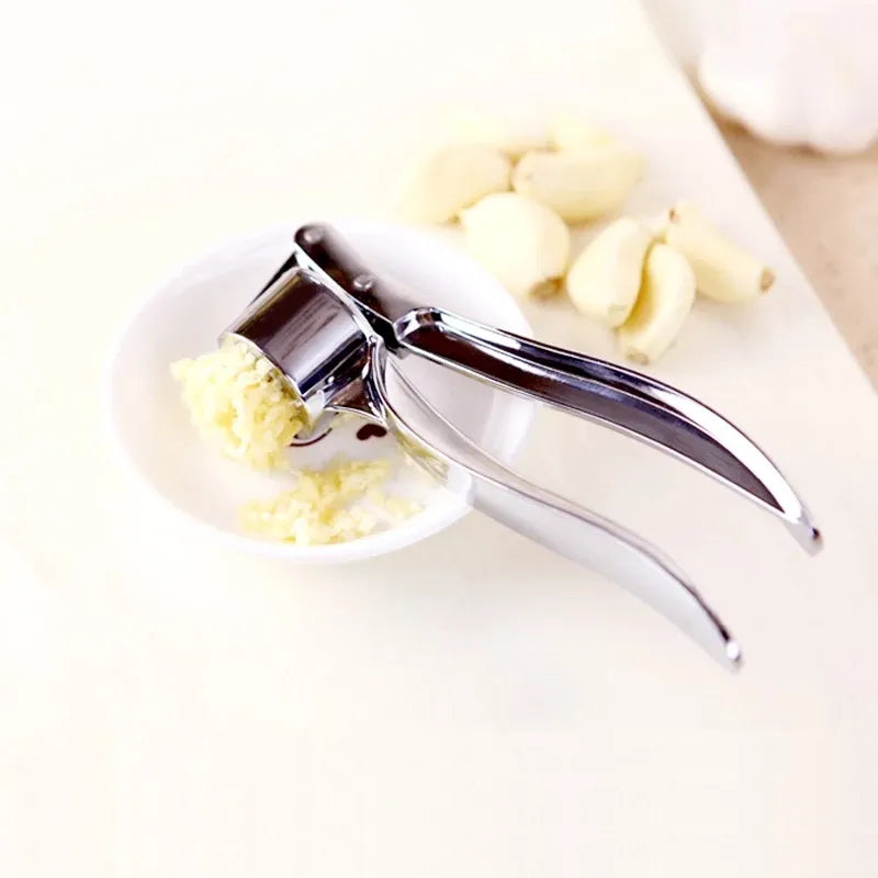 Stainless Steel Garlic Press Crusher