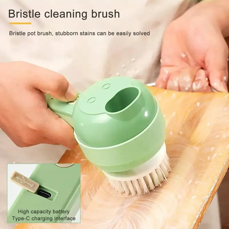 4 In 1 Electric Vegetable Cutter Set