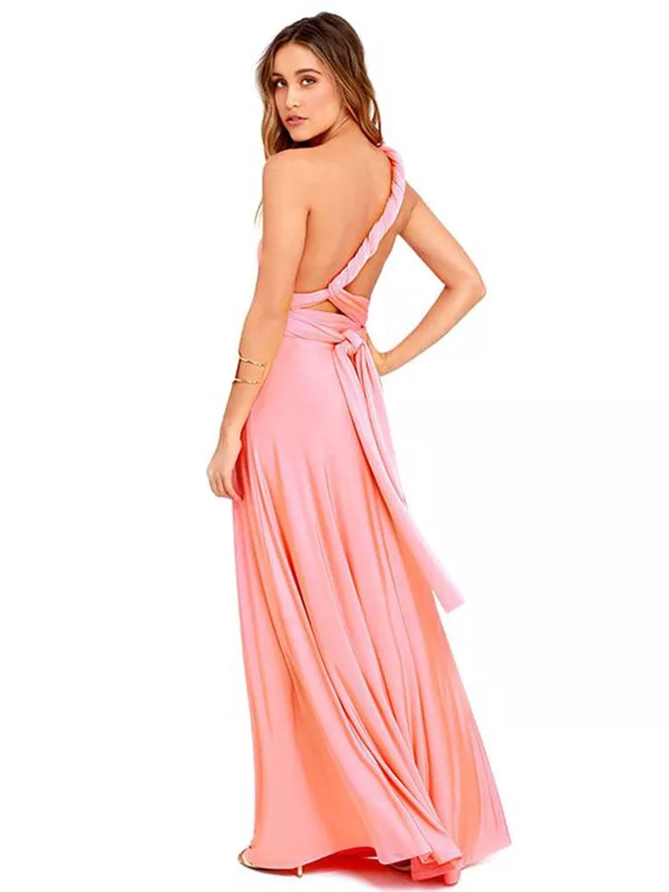 Women Boho Maxi Club Dress