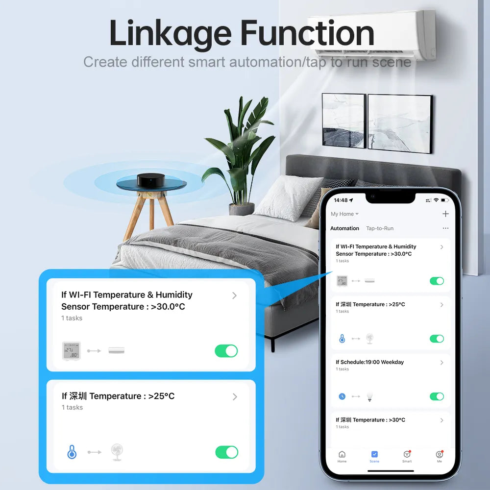 Smart WiFi IR RF Remote for Air Conditioning