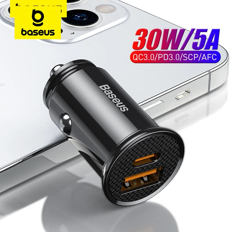 30W USB Car Quick Charger