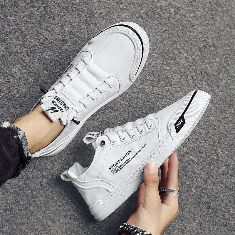 Men Outdoor Canvas Walking Sneakers