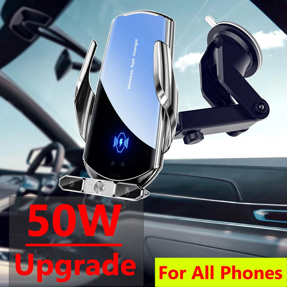 Wireless Charger Car Air Vent Stand Phone Holder