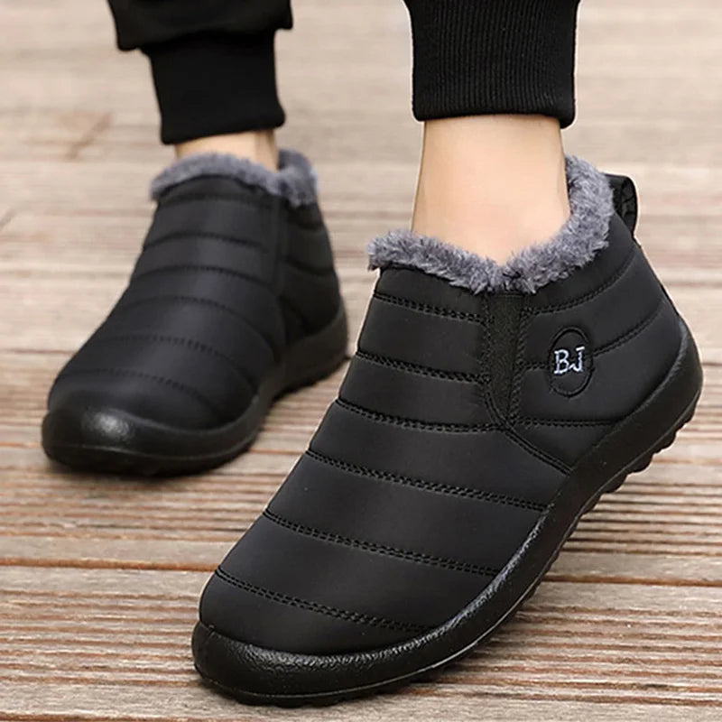 Men Waterproof Snow Boots