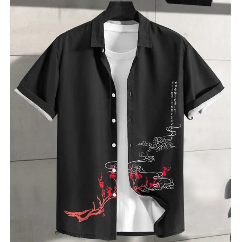 3d Floral & Butterfly Print T Shirts