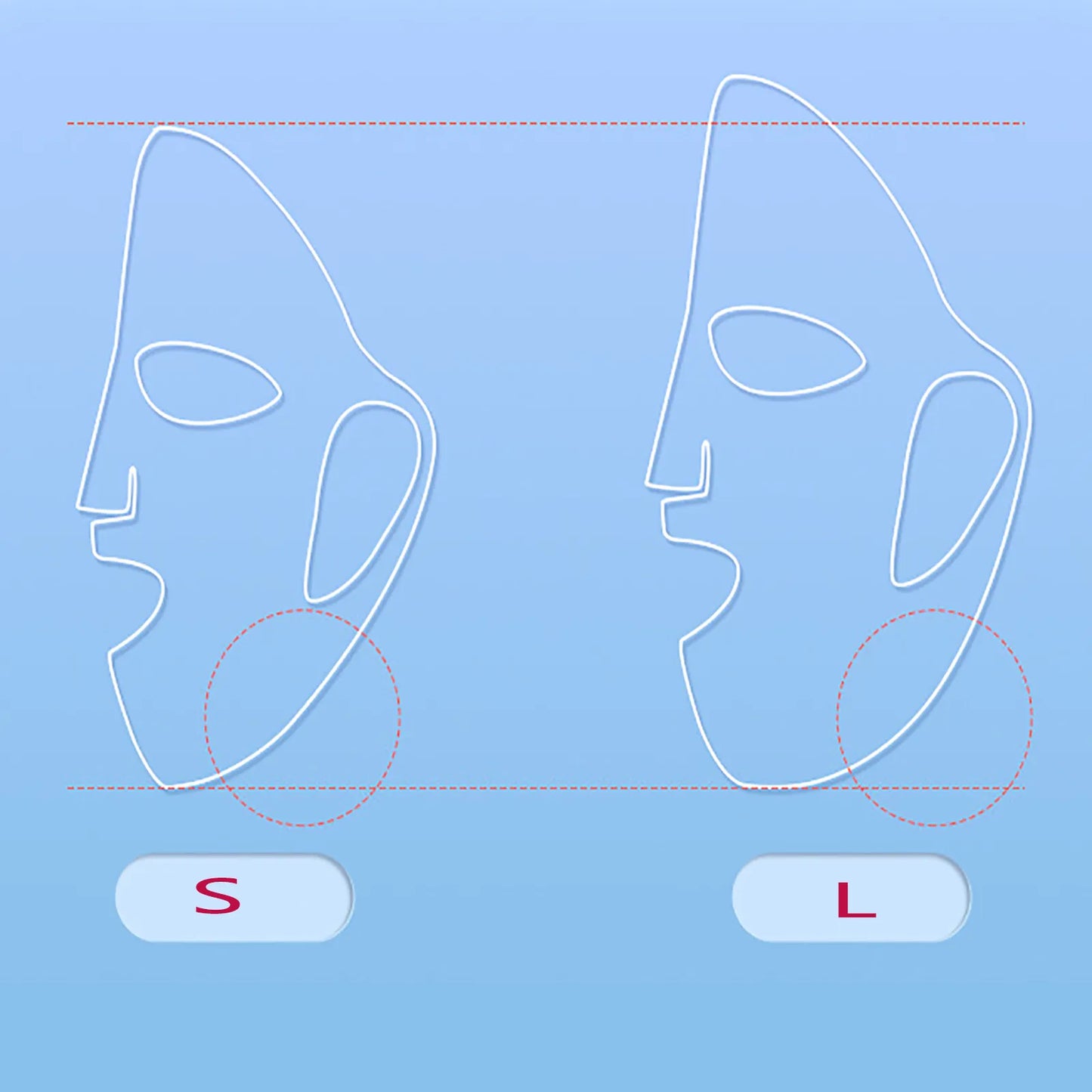 Silicone Face Holder for Sheet Masks