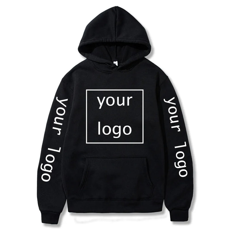 Personalized Custom Men Text DIY Hoodies