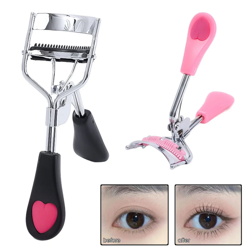 Stainless Steel Eyelash Curler with Comb