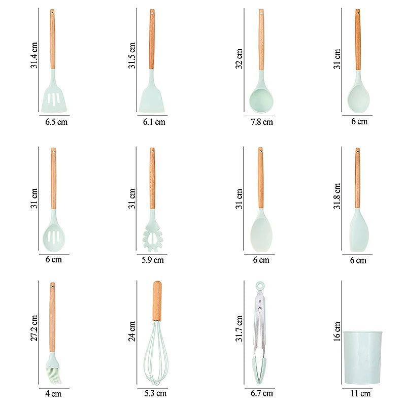 1PC Silicone Cooking Utensils Set